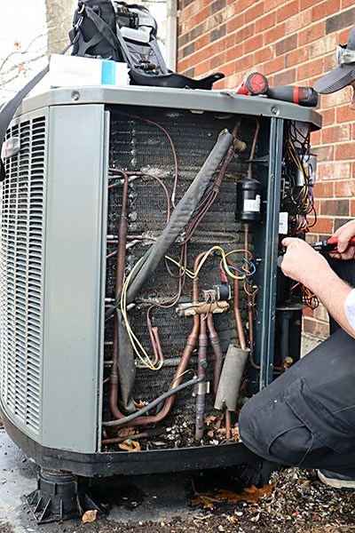 Repair heat pump